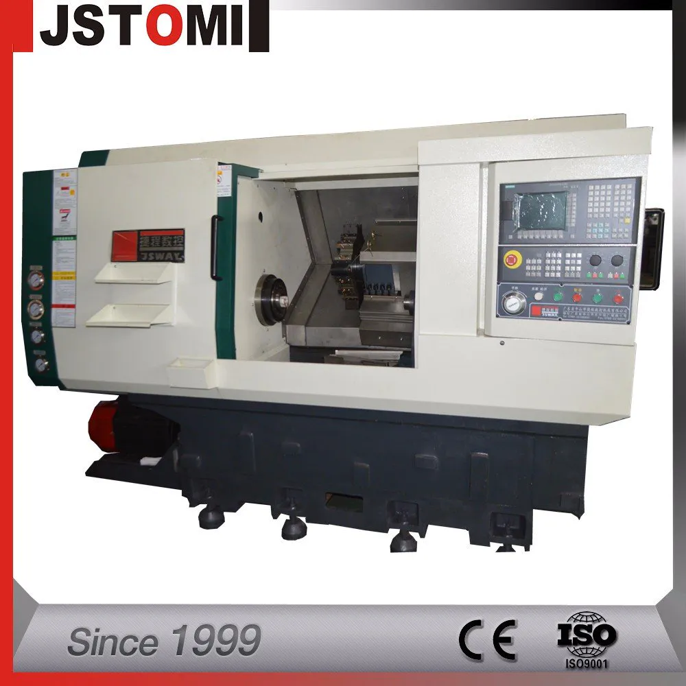 C20 cost-benefit automatic machining heavy cutting and turning CNC machine C20 with tailstock