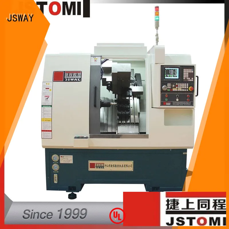 small cnc lathe heavy for workplace JSWAY