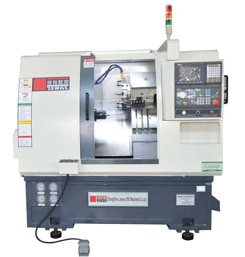 CFG46D  2-Axis turret  cnc lathe machine with 12T turret
