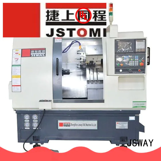 automatic slant bed lathe with tailstock for factory JSWAY