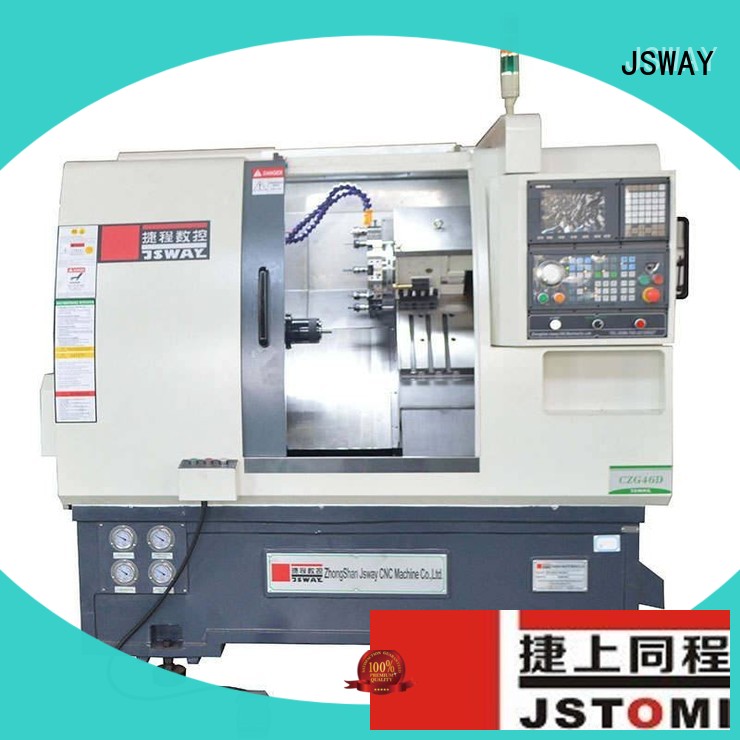 JSWAY safe cnc turning lathe gang for workplace